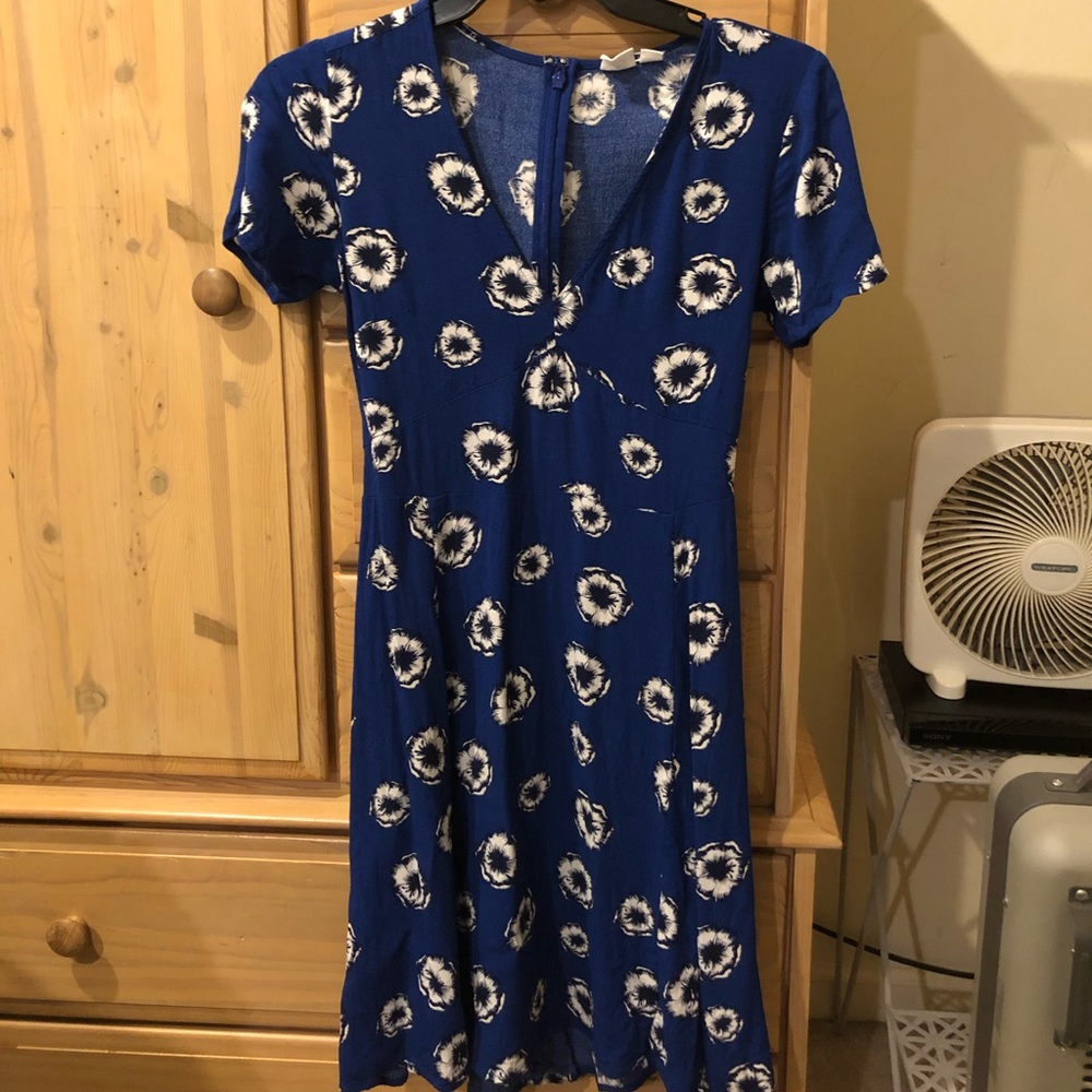 GAP Blue Floral Dress